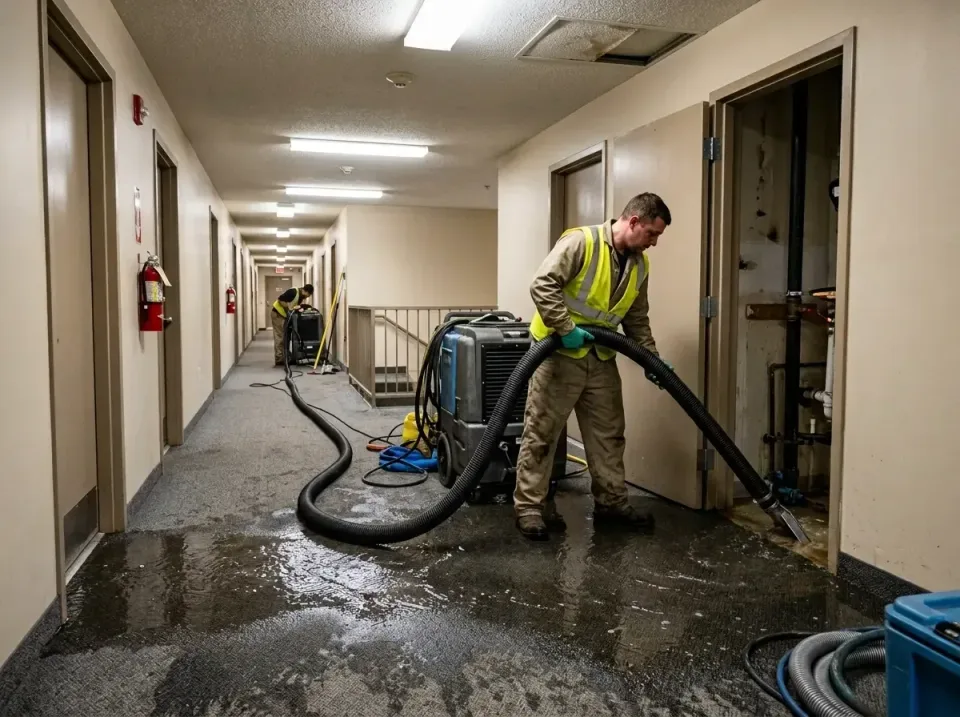 multi-unit-apartment-hallway-f-005 — frequently asked questions, Emergency Burst Pipe Water Extraction & Removal in Hoyt Lak…